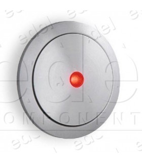 BPCVF34MR.00 BOUTON DMG BP PANZER  LUM. ROUGE INOX