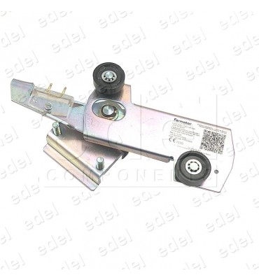 CSP-4000.RI000 CONJUNTO SOPORTE FERMATOR CERRADURA P.AUTOMATICA RELLANO + PLETINA PORTARUEDAS MODELO 40/10 APERTURA IZQUIERDA