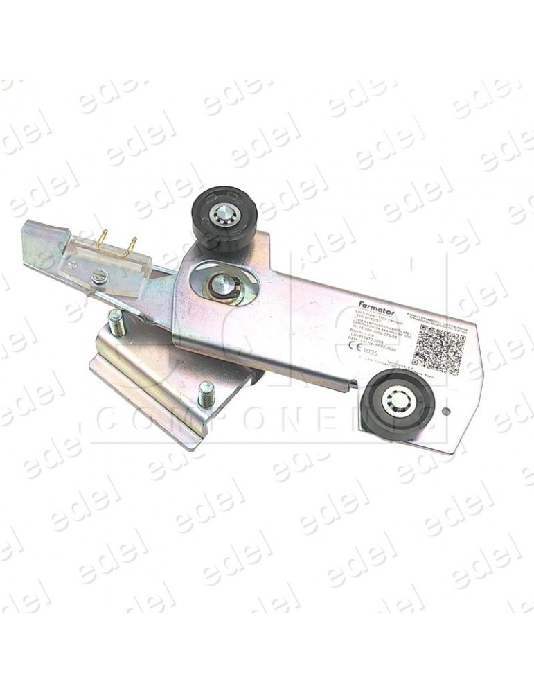 CSP-4000.RI000 KIT SUPPORT FERMATOR SERRURE P.AUTO PALIER + PLATINE PORT GALETS MODEL 40/10 OUV. GAUCHE