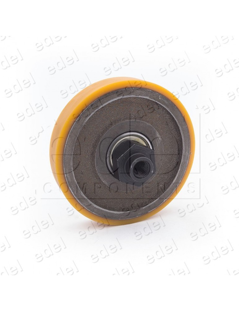 RUEDA 125 X 26 EXCENTRICA CON COJINETE HEMBRA