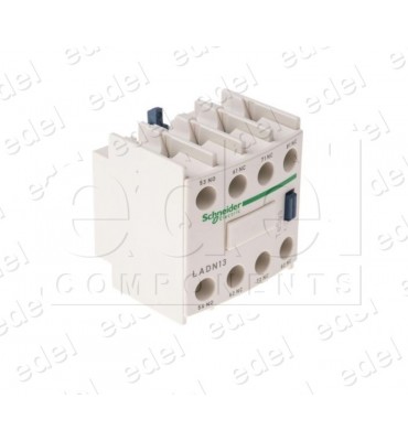 LADN13 BLOQUE AUXILIAR CONTACTOR SCHNEIDER TELEMECANIQUE 1NO + 3NC FRONTAL