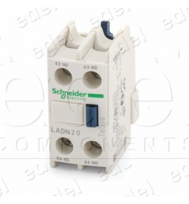 LADN20 BLOQUE AUXILIAR CONTACTOR SCHNEIDER TELEMECANIQUE 2NA FRONTAL