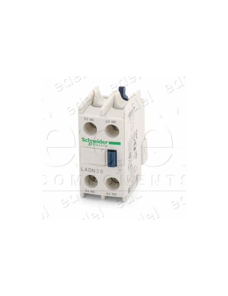 LADN20 BLOQUE AUXILIAR CONTACTOR SCHNEIDER TELEMECANIQUE 2NA FRONTAL