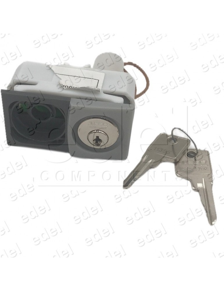 PULSADOR THYSSEN PM-6 C/LLAVE 11355 LED AZUL