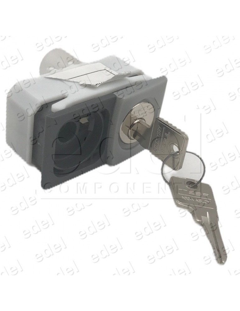 10077280 PULSADOR LLAVIN THYSSEN PM-6 CON LLAVE 11355 LED AZUL