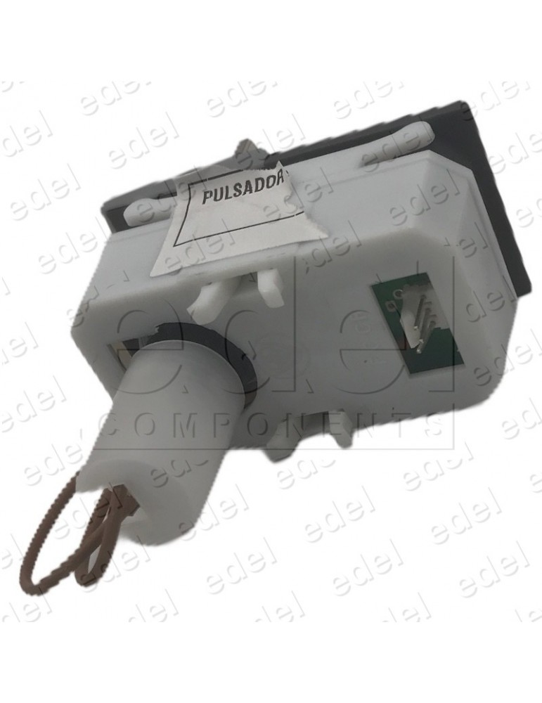 10077280 PULSADOR LLAVIN THYSSEN PM-6 CON LLAVE 11355 LED AZUL