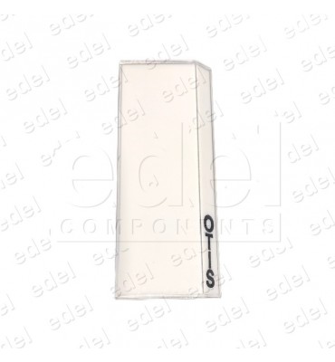 FO323AM151 CARATULA PULSADOR OTIS LM LARGO VERTICAL CON LOGO DERECHA