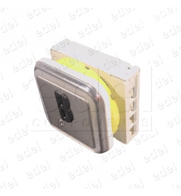 BLXVF34MR.MQ B PULSADOR DMG BLX ROJO INOX B