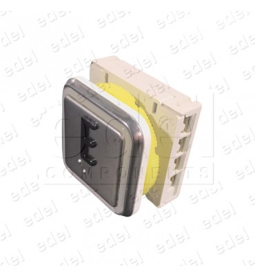 BLXVF34MR.MQ E BOUTON DMG BLX ROUGE INOX E