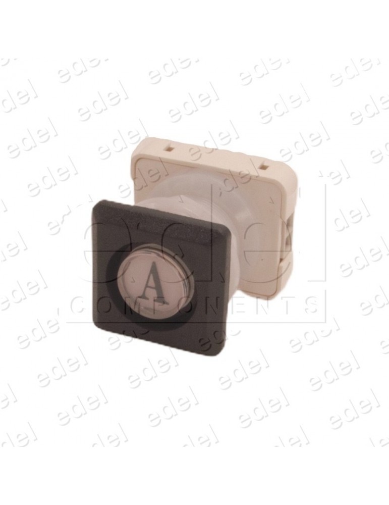 111T4 000112 BOUTON JMT T4 1NO  LUM. 24V LED ROUGE  A