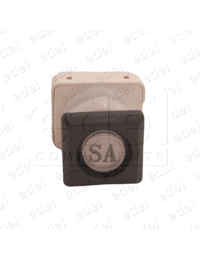 111T4 000112 BOUTON JMT T4 1NO  LUM. 24V LED ROUGE  SA