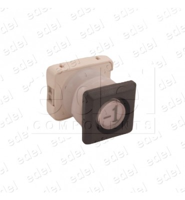 111T4 000112 PUSH BUTTON JMT T4 1NO  LIGHT 24V LED RED  -1