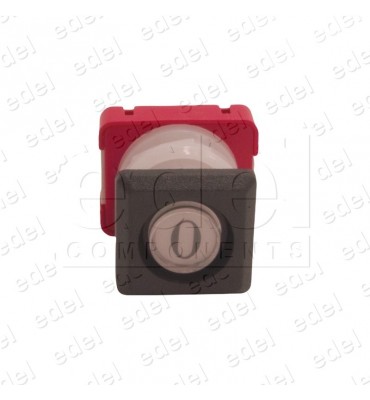 111T4 000112 PUSH BUTTON JMT T4 1NO  LIGHT 24V LED RED  0