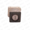 111T4 000112 BOUTON JMT T4 1NO  LUM. 24V LED ROUGE  1
