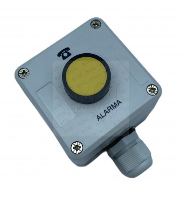 BOTONERA/MANDO/CAJA - PULSADOR TELÉFLON ALARMA CON PIGTOGRAMA  Y CONTACTO 1 ABIERTO