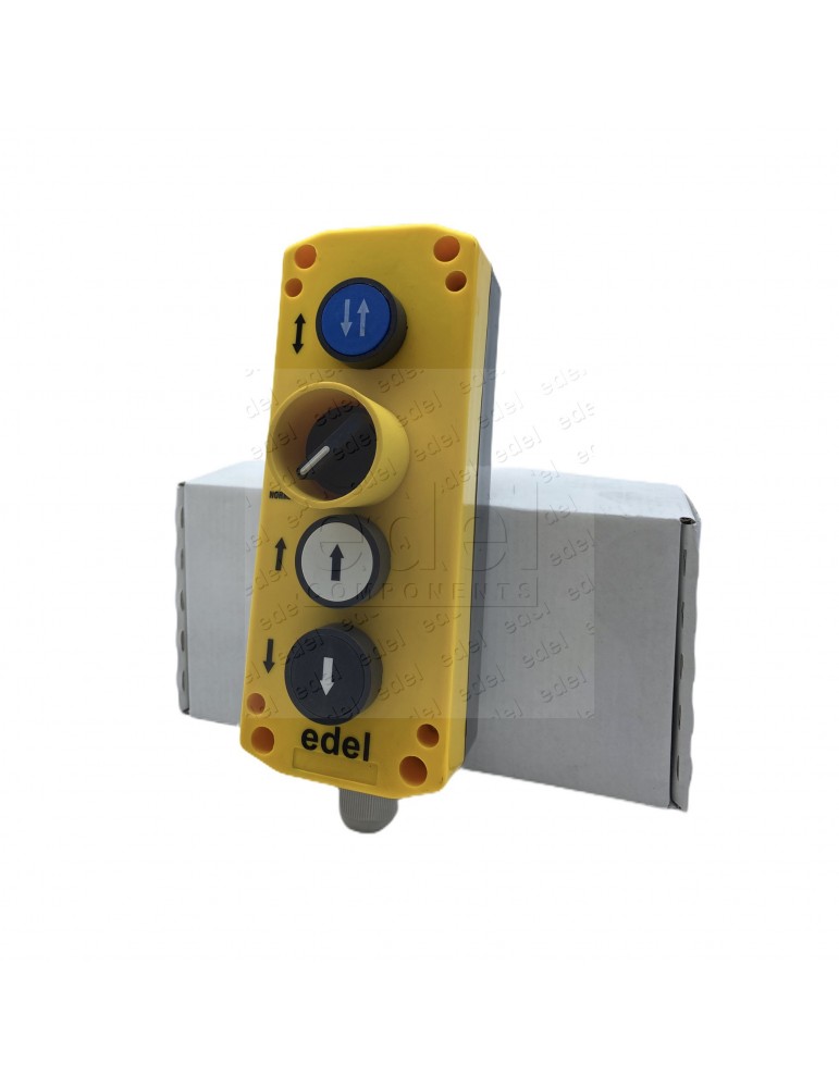 BOTONERA/MANDO/CAJA - RESCATE O RAPPEL PARA INSTALACIÓN EN MANIOBRA - SELECTOR NORMAL/REVISON - PULSADORES DE DIRECCIÓN CON COMU