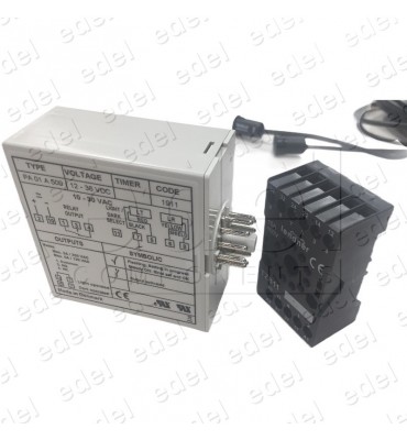 KIT PHOTOCELL TELCO BUTTON.(EMITTER + RECEIVER + AMPL.) 24 V