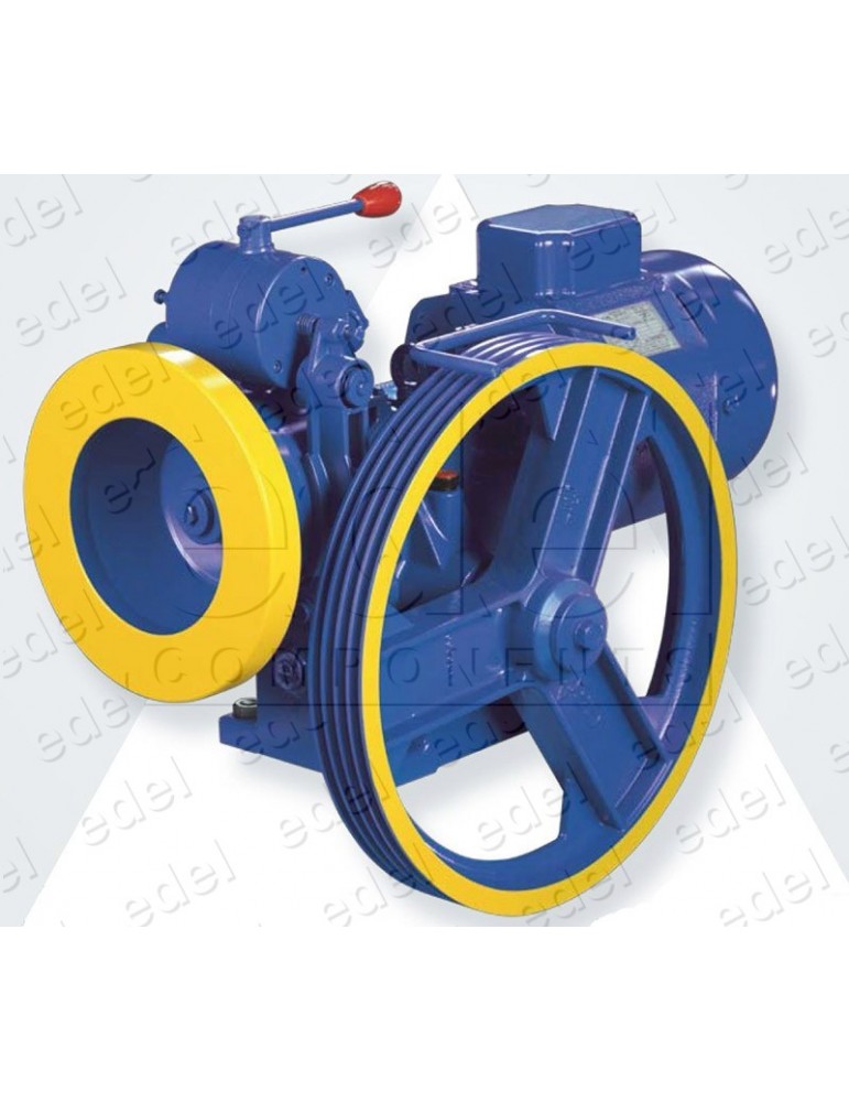 WINCH GEM 2V HW134 5.5 KW 1:65 PULLEY 550 X 4 X 9 - 1.03 m/s - 480 KG