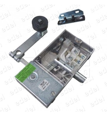 4104.IXFE-1 SAFETY LOCK ALJO FRONT ACT. WITH AUX. CONTACT CHAMFERED LOCKING PIN LEFT WITH BRACKET W/OUT HOUSING