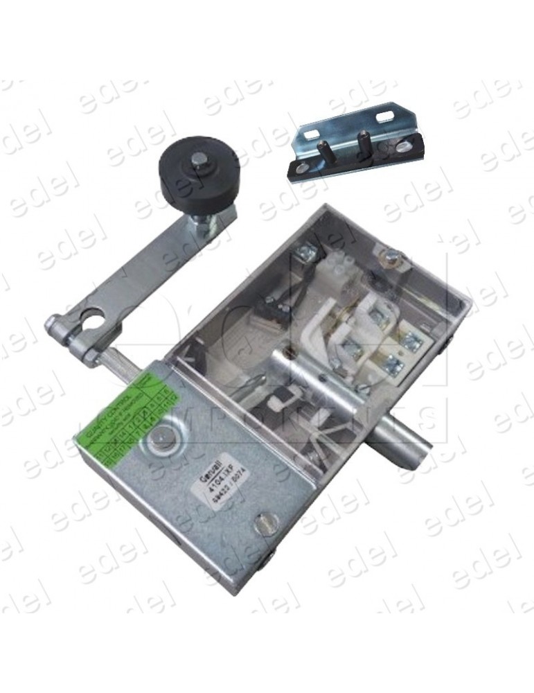 4104.IXFE-1 SAFETY LOCK ALJO FRONT ACT. WITH AUX. CONTACT CHAMFERED LOCKING PIN LEFT WITH BRACKET W/OUT HOUSING