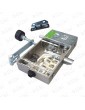 4104.DXFE-1 CERRADURA SEGURIDAD ALJO ACC.FRONTAL C/CONTACTO AUXILIAR PESTILLO PLANO DERECHA C/ESCUADRA S/ALOJAMIENTO