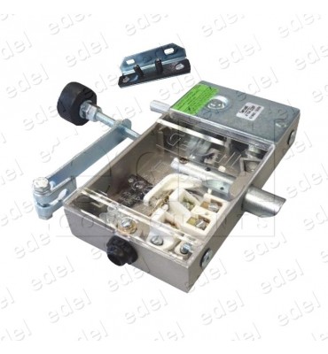 4104.DXFE-1 SAFETY LOCK ALJO FRONT ACT. WITH AUX. CONTACT FLAT LOCKING PIN RIGHT WITH BRACKET W/OUT HOUSING