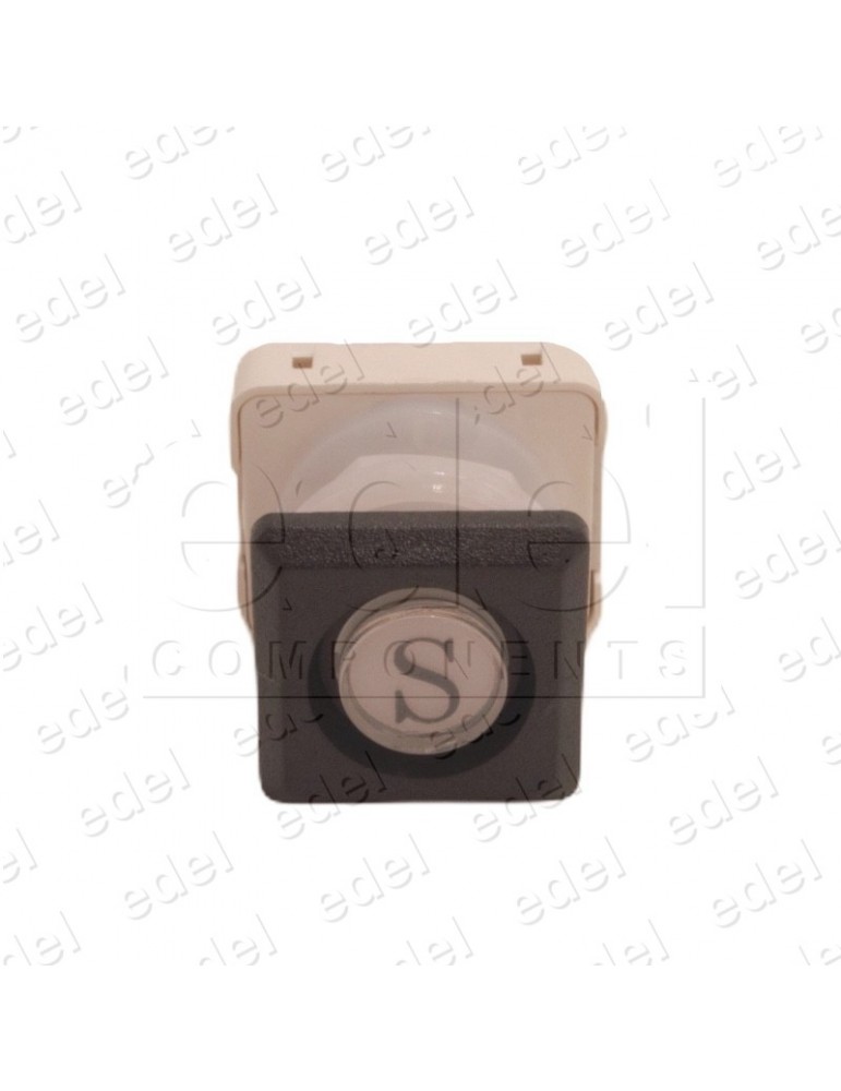 111T4 000112 BOUTON JMT T4 1NO  LUM. 24V LED ROUGE  S