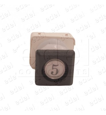 111T4 000112 PUSH BUTTON JMT T4 1NO  LIGHT 24V LED RED  5