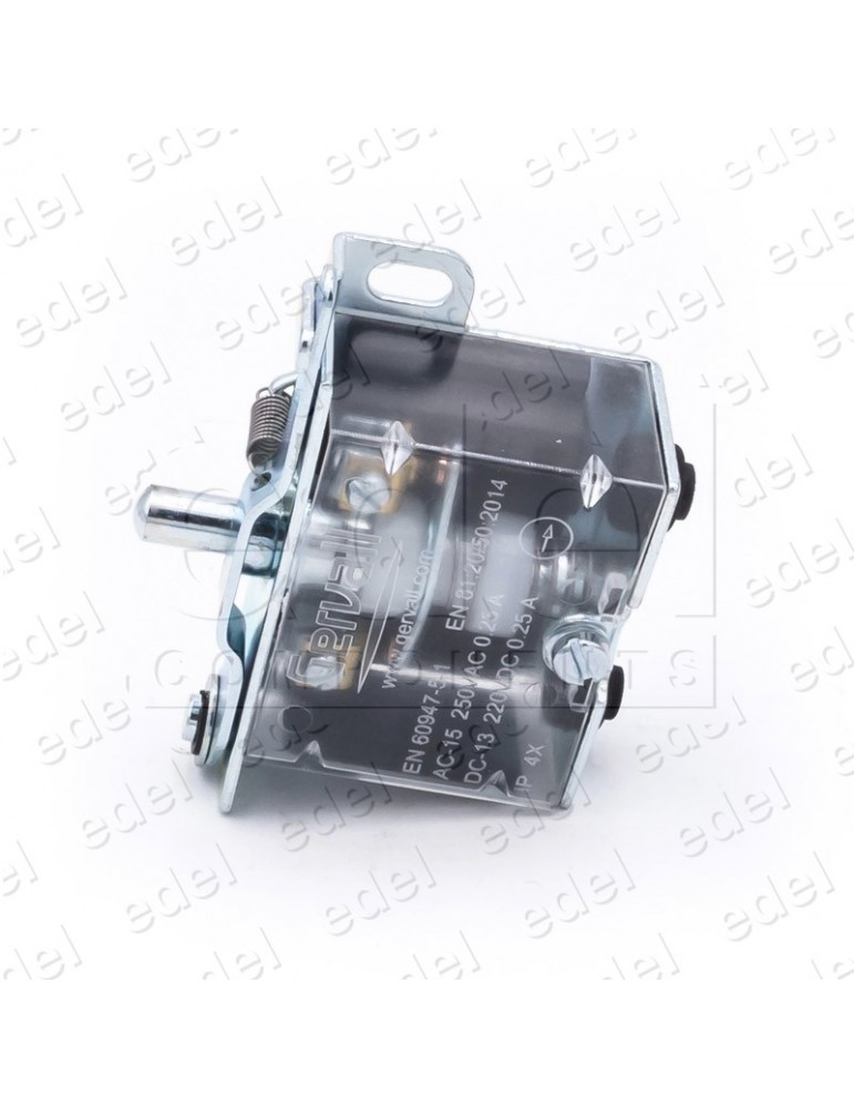 06.554.00 CONTACT GERVALL SWITCH MANUAL RESET METAL BOX