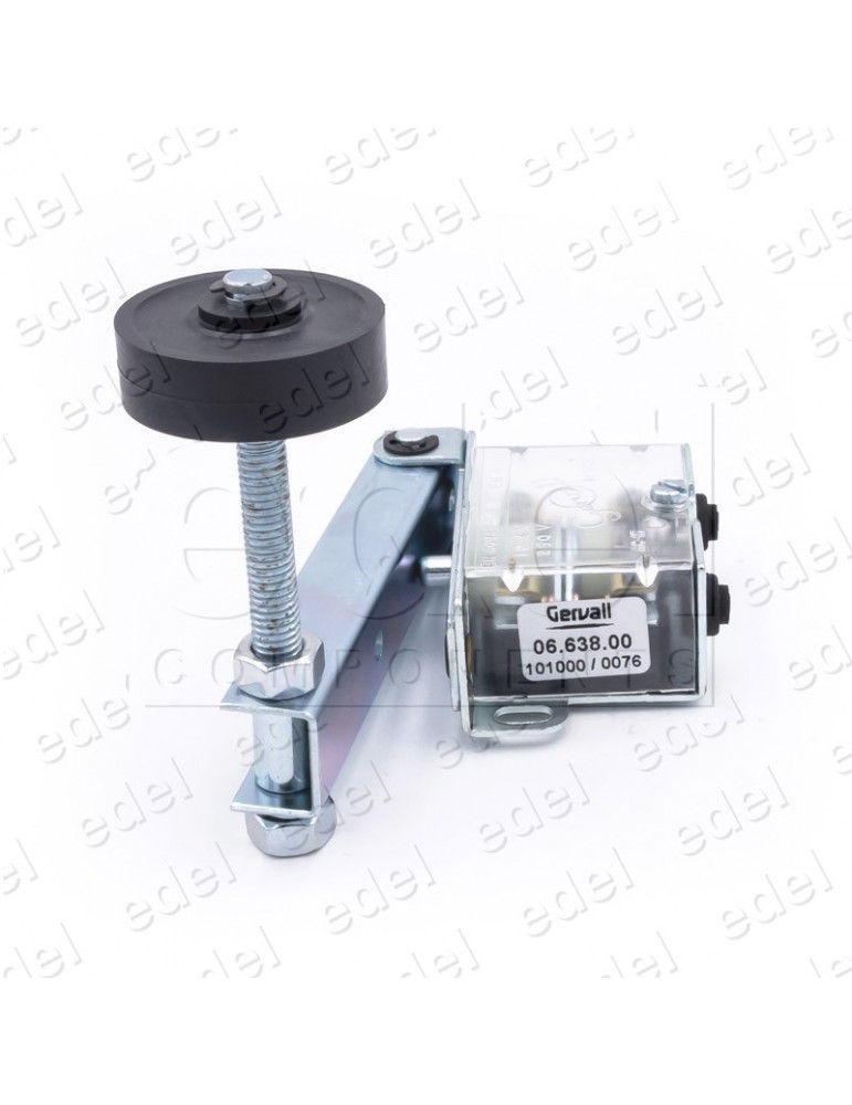 06.638.00 CONTACT GERVALL FIN DE COURSE POULIE RÉGLABLE B/METALLIQUE