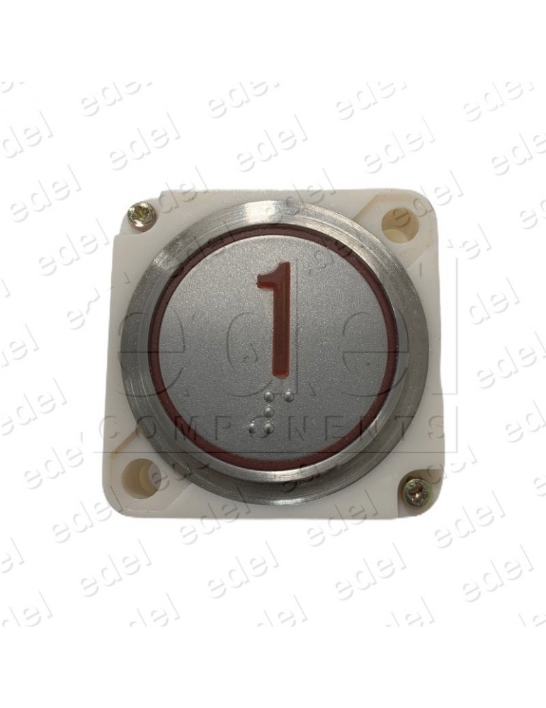 PULSADOR FAIN REDONDO LED ROJO BRAILLE (1)