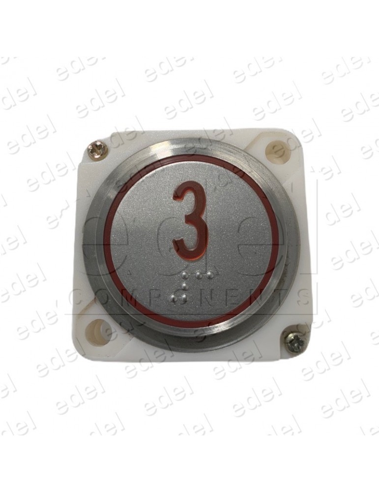 PULSADOR FAIN REDONDO LED ROJO BRAILLE (3)