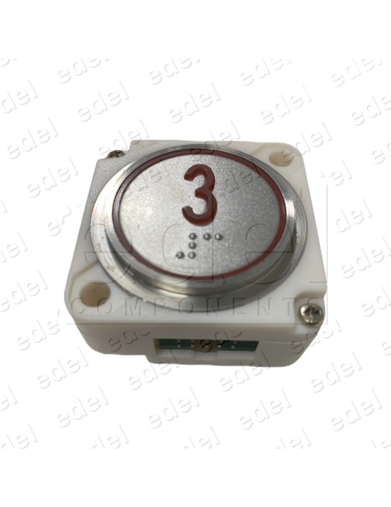 BOUTON FAIN  ROND LED ROUGE BRAILLE (3)
