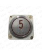 PUSH BUTTON FAIN ROUND RED LED BRAILLE (5)