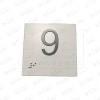 ADHESIVE 75X75X0,8 RELIEF AND BRAILLE (9)