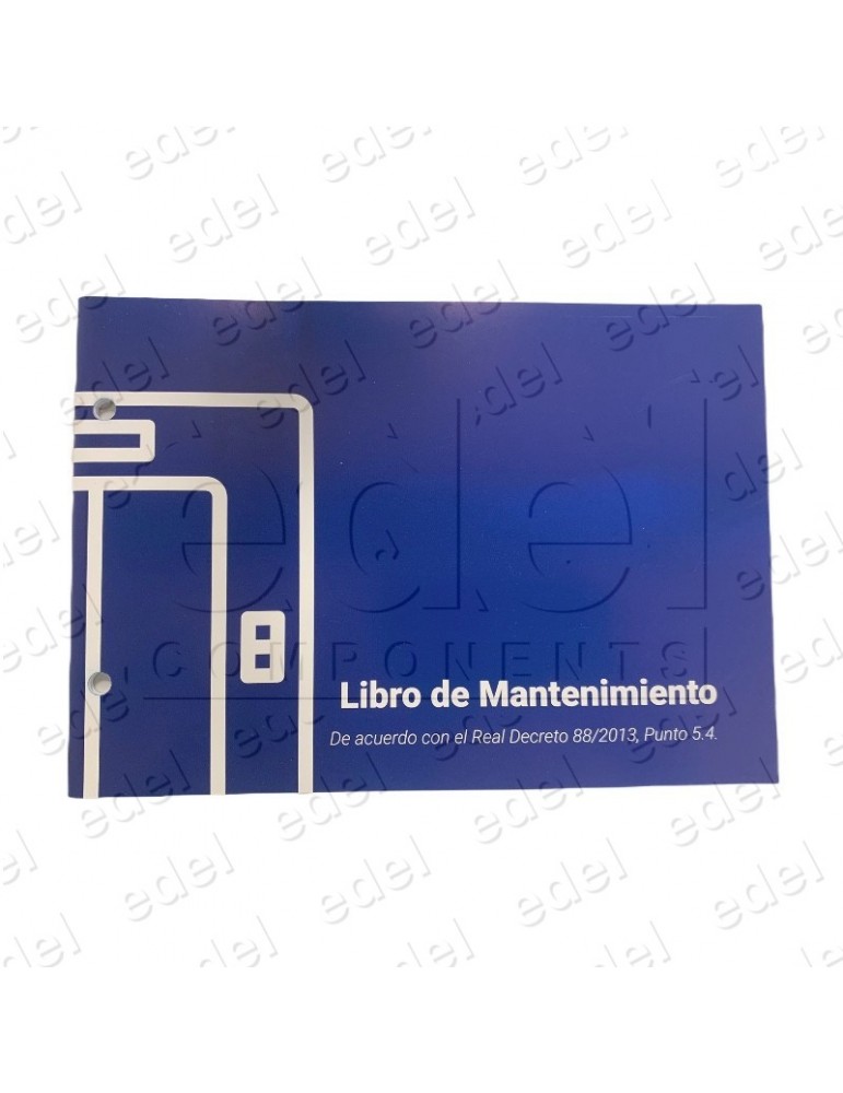 LIBRO MANTENIMIENTO ASCENSORES