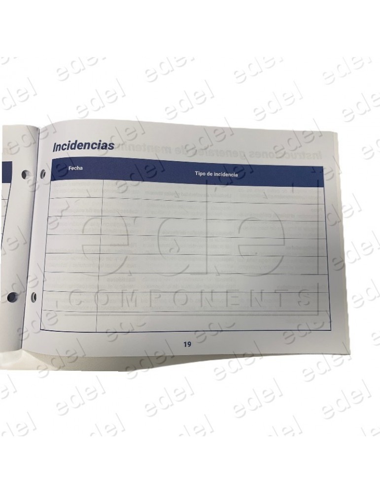 LIBRO MANTENIMIENTO ASCENSORES