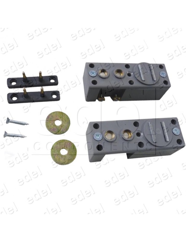 07.628.00 JEU 2 CONTACTS GERVALL AVEC AIMANT RETENEUR PORTE