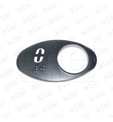 CARATULA OTIS GEN2 CROM.SATINADA BRAILLE (0)