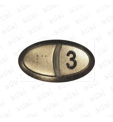 8302250-3 CONJUNTO PULSADOR CABINA BRAILLE ORONA ARCA II (3)
