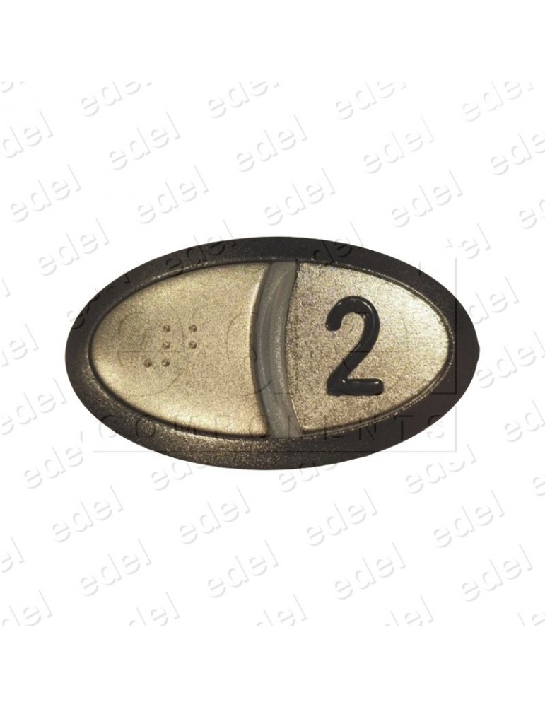 8302250-2 CONJUNTO PULSADOR CABINA BRAILLE ORONA ARCA II (2)