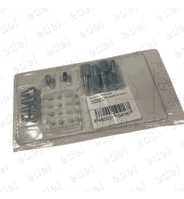 4106RCVR0224 KIT COULISSEAUX PORTE MP MAC PUARSA AVEC BOULON ( 4 U. )