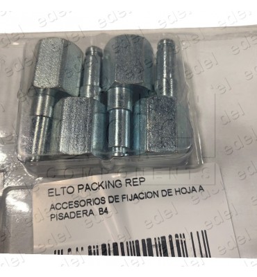 4106RCVR0224 KIT GUIDE SHOES DOOR MP MAC PUARSA WITH BOLT ( 4 UN. )