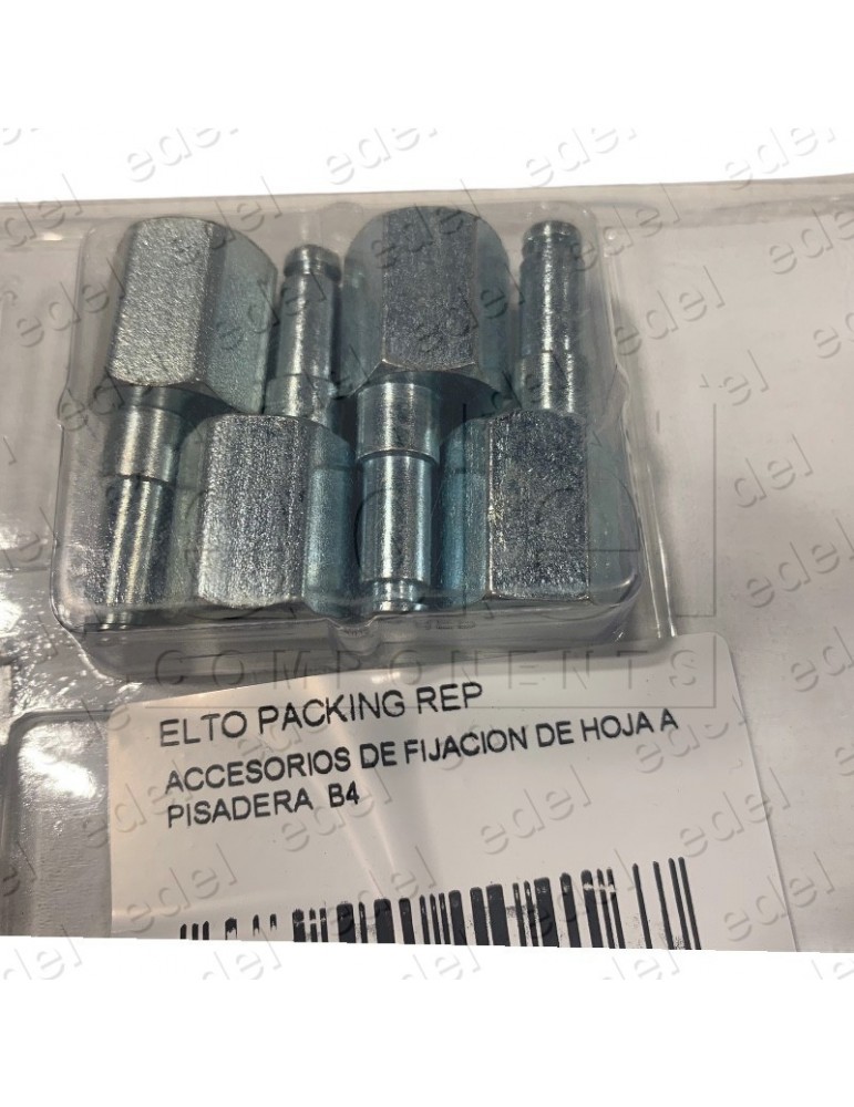 4106RCVR0224 KIT GUIDE SHOES DOOR MP MAC PUARSA WITH BOLT ( 4 UN. )