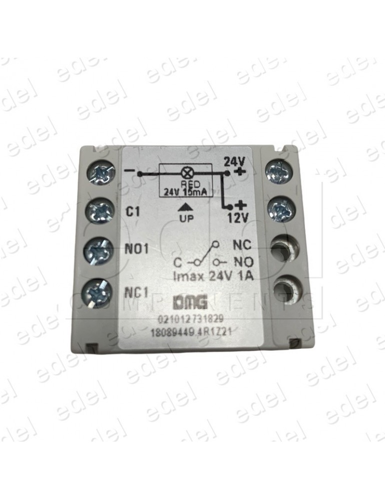CAMARA CONT.PULS. DMG BL-BLX-BM 1NOC 12-24V ROJO