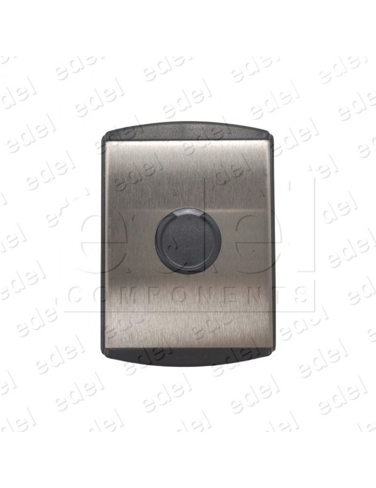 KM720200G03 BOTONERA KONE SIGMA RELLANO 1 PULSADOR PLÁSTICO NEGRO