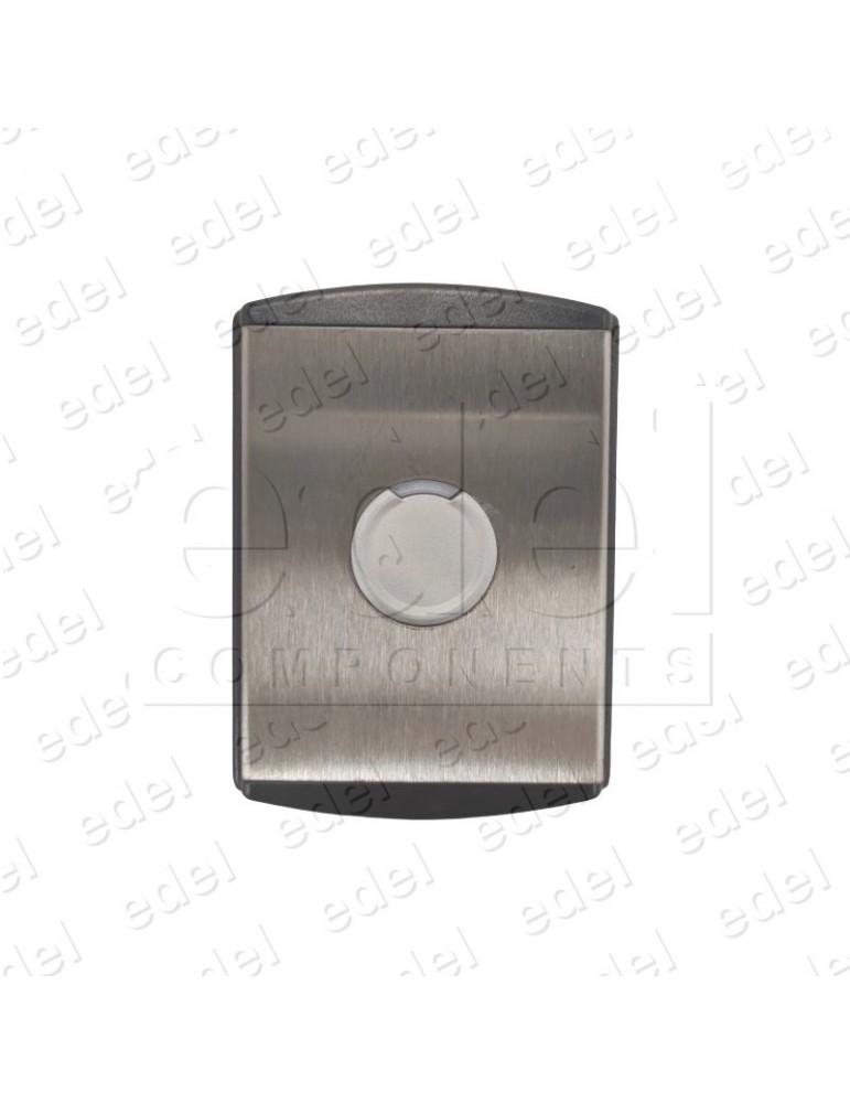 BOTONERA KONE SIGMA RELLANO 1 PULSADOR PLÁSTICO COLOR METAL