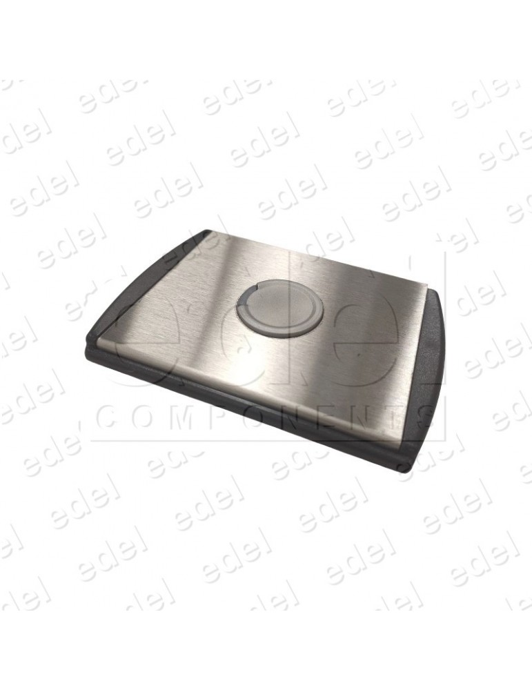 BOTONERA KONE SIGMA RELLANO 1 PULSADOR PLÁSTICO COLOR METAL