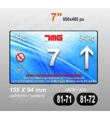 AFFICHEUR TFT 7" GIOTTO MULTI-PARALLÈLE ET SYNTHÈSITEUR VOCAL - BINAIRE ET AUTONOME