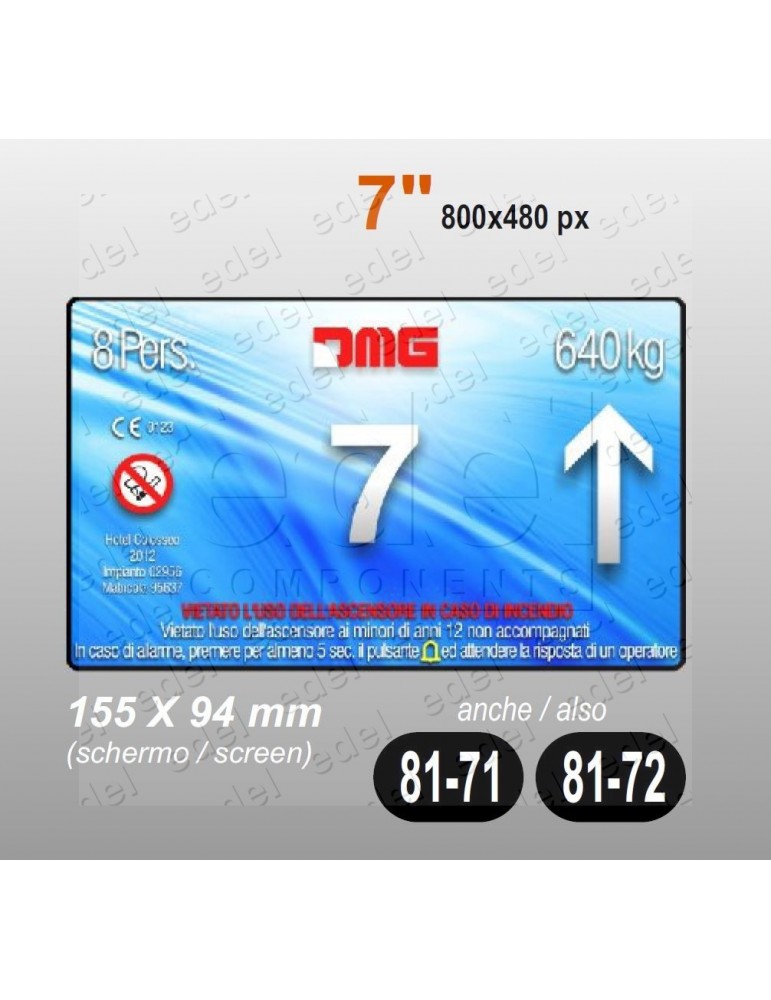 AFFICHEUR TFT 7" GIOTTO MULTI-PARALLÈLE ET SYNTHÈSITEUR VOCAL - BINAIRE ET AUTONOME